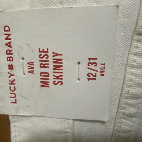 Lucky Brand Women's Off-White Jeans - Picture 4 of 5